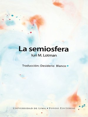 cover image of La semiosfera